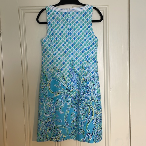 Lily Pulitzer Bondi Blue Scuba Doo Shift Dress - Picture 6 of 8